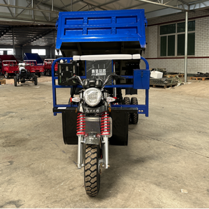 5 Wheel Tricycle <b>Gasoline</b> Powerful Engine 400CC Hydraulic Dump Truck Thickened Engineering for Waste & Sand Transport - Product Image 3
