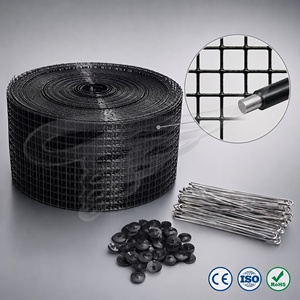 Malla de protección para paneles solares Tengfei de 6 pulgadas x 100 pies, recubierta de PVC negro, a prueba de palomas, ardillas y roedores, venta al por mayor OEM - Product Image 1