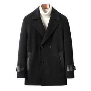 Collezione Autunno-Inverno: Cappotto da <span class=keywords><strong>Uomo</strong></span> in 100% Lana, <span class=keywords><strong>Doppiopetto</strong></span>, Doppio Strato, Spesso e Caldo - Product Image 6