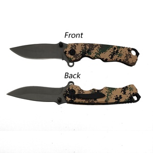 Couteau de survie tactique Durable pour <span class=keywords><strong>Jungle</strong></span> extérieure, Camouflage noirci, fournitures d'usine - Product Image 6
