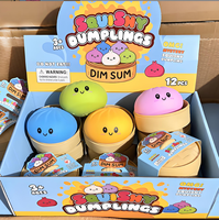 Grand stock de jouets anti-stress : Jouets souple en forme de dumplings de 8,5 cm, Jouets squishy en forme de dumplings, Vente chaude, Jouets squishy 6 couleurs pour enfants