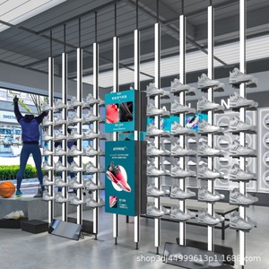 Nuovo Design Personalizzato di <span class=keywords><strong>Mobili</strong></span> Espositivi per Negozi di Scarpe Sportive, Arredamento per Catene di Negozi, Vetrine per Cosmetici, Espositori per Farmacie - Product Image 1