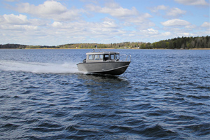 เรือตกปลาอลูมิเนียมปี 2024 พร้อมห้องเครื่องยนต์สำหรับพาย มีจำหน่าย - Product Image 1