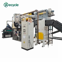 Machine de broyage de cartes de circuits imprimés (PCB) pour ordinateurs et téléphones portables, capacité de 100 kg par heure, ligne de recyclage de PCB