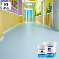 Peinture acrylique aqueuse trois-en-un pour sols, revêtement liquide imperméable pour ateliers et usines, anti-humidité