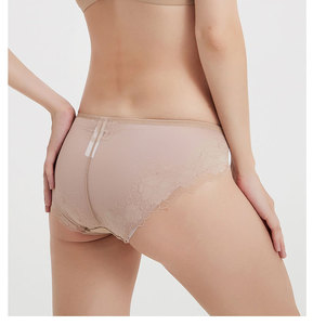 Culottes pour femmes en dentelle sexy, respirantes, ajourées et rehausseuses de fesses, culottes courtes en dentelle pure - Product Image 2