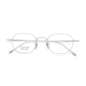 Montures de lunettes Danyang ovales en titane pur 6225, légères, monture complète, unisexe, verres en acrylique - Product Image 3