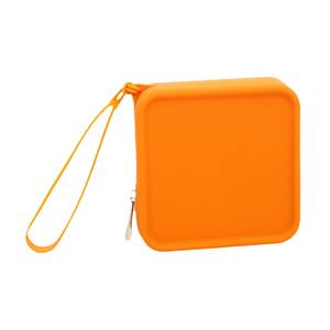 Portamonete con cerniera personalizzato da donna carino piccolo sacchetto quadrato in Silicone per cambiare uso della chiave - Product Image 3