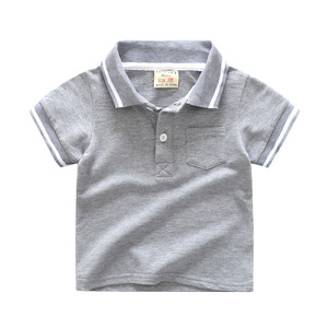 Fournisseur chinois, nouveau produit, distributeur recherché, t-shirt polo décontracté en coton pour enfants, été, style thaïlandais, garçons - Product Image 4