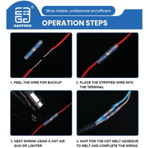 Konektor Kabel Sambung Ujung Terisolasi Listrik Tahan Air dan Panas dengan Segel Solder - Product Image 4