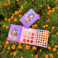Palette d'ombres à paupières en gros, professionnelle, en carton, avec votre logo personnalisé, finition brillante, mate, pailletée, imperméable, marque privée