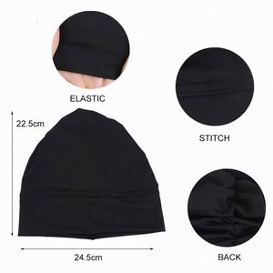 Bonnet Tube Antidérapant pour Femmes, Couleur Unie, Extensible et Respirant, pour Hijabs et Dreadlocks - Product Image 4