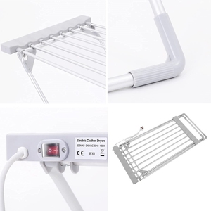 AVONFLOW Hot Sale <strong>Potable</strong> Folding Electric Heated Clothes Drying Rack - Product Image 4