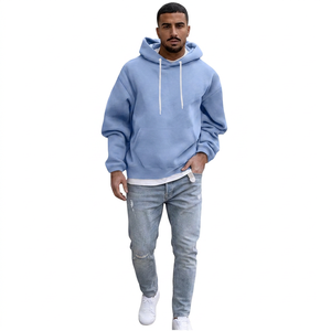 Nouveaux sweats à capuche pour hommes en gros, bon marché, personnalisés avec logo, taille plus, vierges, pour sublimation, coupe ample, garde au chaud, sweats vierges - Product Image 1