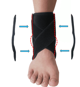 Peralatan terapi rehabilitasi dewasa, penjepit Orthosis pergelangan kaki Kelas I, instrumen kompresi punggung elastis untuk terapi fisik - Product Image 6