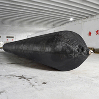 Airbag en caoutchouc marin pour la construction, corps renforcé, diamètre personnalisé, pour levage, mise en eau et relocalisation en chantier naval, taille sur mesure