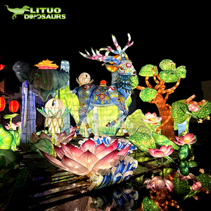 Lanternes en soie en forme de cygne pour le Nouvel An chinois et le Festival du Printemps - Product Image 6