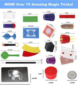 Set de Magia para Niños, 75 Trucos, Anillo Zigzag de Papel, Dedales, Kit STEM, Fiestas de Cumpleaños, Pijamadas, Magia Profesional - Product Image 5