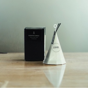 Bougies parfumées artisanales en cire de palmier bio effilées en triangle Bougie d'art - Product Image 5