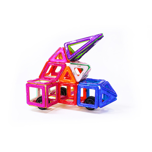 The wisdom mother meets a 100 pieces <span class=keywords><strong>block</strong></span> strong magnet plastic children's educational toys - Product Image 2