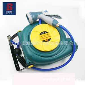 Enrouleur de tuyau d'arrosage Ouwei Er Ow-808 12 mm PVC à enroulement automatique pour jardin, fixation murale - Product Image 4