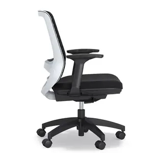 Văn phòng khách sạn bệnh viện trường học dự án nhà máy bán hàng trực tiếp Ergonomic Ghế văn phòng 2D tay vịn ghế văn phòng