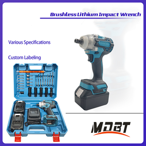 Cờ lê tác động không dây 420W mô-men xoắn cực đại 350nm, mâm cặp 1/2 ", 1800 vòng/phút, với pin 2 <span class=keywords><strong>x</strong></span> 3.0Ah, phụ kiện đầy đủ & vỏ nhựa - Product Image 2