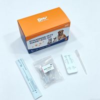 Kit de Diagnóstico Veterinario de Alta Sensibilidad para el Virus del Parvovirus Canino y el Virus Corona Canino (CPV/CCV), Prueba Rápida Combinada para Muestras de Heces de Perros, 5-10 Pruebas
