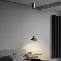 Suspension minimaliste réglable pour appartement, salle de banquet, comptoir de bar, décoration intérieure de plafond, escalier et cage d'escalier