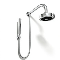 Bras de douche mural en laiton avec robinet inverseur 3 voies 90° °   Accessoires de robinetterie de douche à filetage 1/2 pouce pour ensemble de double pomme de douche