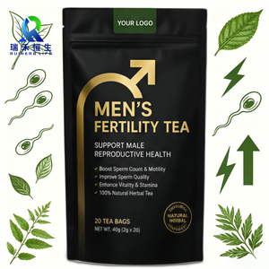 Poudre instantanée à base de plantes pour la fertilité masculine RH avec Maca, Tongkat Ali, Tribulus et Ginseng - 30 unités - Complément alimentaire pour hommes - Product Image 4
