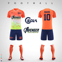 Ensemble de maillots de football à sublimation personnalisé de haute qualité adultes enfants deux pièces shorts pour hommes comprenant l'impression du nom du club équipe de football