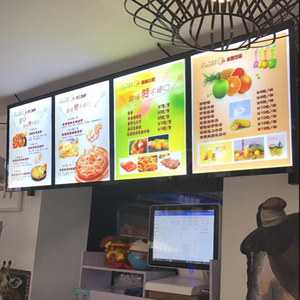 Hot Selling Custom Ceiling Magnetic Backilit <strong>Light</strong> Boxes Restaurant Led Menu <strong>Board</strong> - Product Image 3