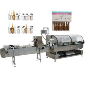 BFH-160 Elektrikli Otomatik Ampul Şişe Enjeksiyon Şişesi Kartonlama Makinesi İçecek Gıda Paketleme için Tepsi Yerleştirme Sistemi - Product Image 1