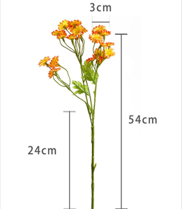Bouquet <span class=keywords><strong>de</strong></span> 30 têtes <span class=keywords><strong>de</strong></span> marguerites artificielles haut <span class=keywords><strong>de</strong></span> gamme au toucher réel, fausses marguerites <span class=keywords><strong>sauvages</strong></span> pour décoration florale <span class=keywords><strong>de</strong></span> mariage - Product Image 6