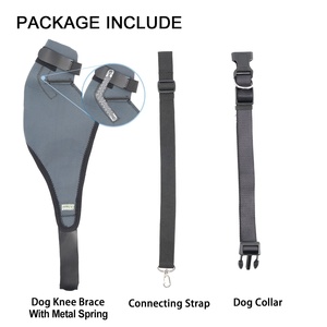 Metal şeritler ile köpek dizlik dirsek <span class=keywords><strong>brace</strong></span> diz <span class=keywords><strong>Immobilizer</strong></span> destek köpek ortak istikrarlı tutmak yardımcı, neopren köpek Stifle - Product Image 5