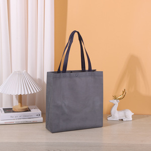 Bolsas de compras no tejidas de estilo ecológico duraderas, espaciosas y elegantes para compras diarias y exposiciones reciclables - Product Image 3