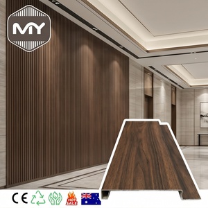 Soffit <span class=keywords><strong>de</strong></span> Aluminio con Acabado en Nogal, Ranura para Lengüeta, Diseño Ventilado Anticorrosión, Decorativo 2026 - Product Image 1