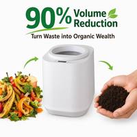 Vente en gros directe : Composteur électrique 4L à séchage automatique continu, en acier inoxydable, avec filtre à charbon, inodore et à classe d'efficacité énergétique
