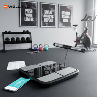 Balance connectée Bluetooth à affichage numérique pour la composition corporelle, grand écran VA, 8 capteurs électrodes, mesure intelligente, vente chaude