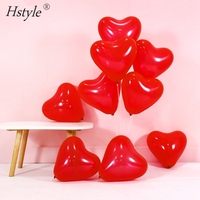 Globos Románticos de Látex con Forma de Corazón de 10 Pulgadas para Decoración de Bodas, Globos para el Día de San Valentín, Globos para Fiestas de Cumpleaños, SBR021