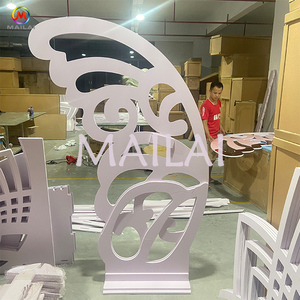 Fondo de mariposa rosa, soporte de alas de boda, Fondo de ducha de bebé - Product Image 3