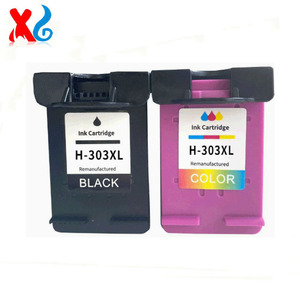 Cartouche d'encre remanufacturée H-303XL de remplacement pour imprimantes <span class=keywords><strong>HP</strong></span> <span class=keywords><strong>ENVY</strong></span> <span class=keywords><strong>Photo</strong></span> 6220 6232 7120 7130 7132 <span class=keywords><strong>7830</strong></span> – Pièces détachées - Product Image 1