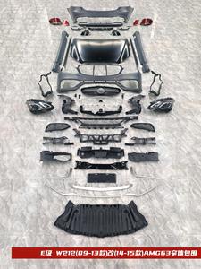 Actualización para <span class=keywords><strong>Mercedes</strong></span> <span class=keywords><strong>Benz</strong></span> Clase E W212 Kit de carrocería 2009-2013 A AMG63 Rejilla de carrocería estrecha Capucha Faro Taillamp Trasero - Product Image 2