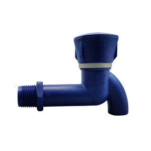 Universal <b>Wall</b> Install Blue Color Sanitary Toilet ABS Bibcocks Bathroom Plastic Basin Faucet Water Taps - Product Image 2