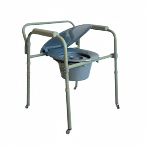 Chaise de toilette à roulettes portable, best-seller, roulement fluide, légère, durable, confortable, 1L - Product Image 2