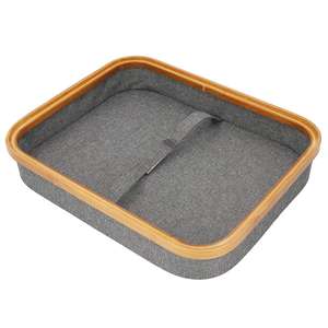 Bandeja de bambú natural para portátil Oficina en casa Bandeja de bambú para rodilla Escritorio suave para portátil - Product Image 5