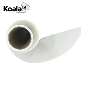 Papel de transferência pegajoso da fábrica koala, rolos de papel de transferência da subolmação da tintura de inkjet de secagem rápida 100g