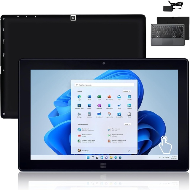 10.1 Inch Window Tablet Pc N102-N3350/N3450 PRO 4GB 8GB Ram 128GB Win 10 Tablet Pc with Keyboard