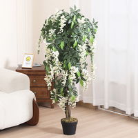 Offre Spéciale arbre artificiel soie glycine pour la décoration d'intérieur
